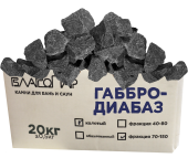 «Камень Габбро-диабаз Колотый (70 x 150 мм), для д/печей» – 1