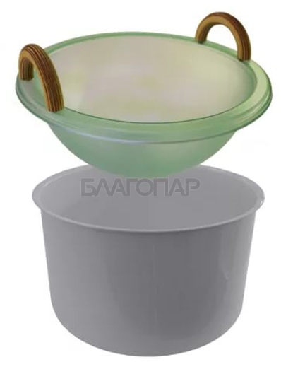 «Шайка Cariitti с ручками и со светодиодной подсветкой Led1» – 2