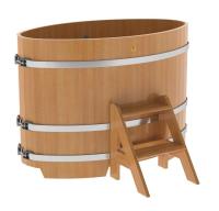 «Купель Bentwood из лиственницы овальная натуральная 0,8х1,42 h-1,0» – 1