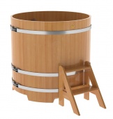 «Купель Bentwood из лиственницы круглая натуральная D 2,0 h-1,1 » – 1