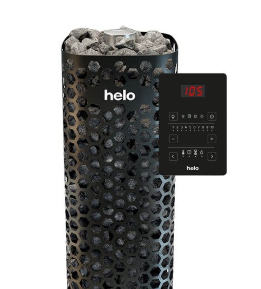 «Электро печь HELO HIMALAYA 105 BWT PURE (10,5 кВт, черная с пультом PURE 2.0 в комплекте)1» – 2