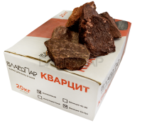Камень Кварцит МАЛИНОВЫЙ Колотый (70 x 150 мм), для д/печей