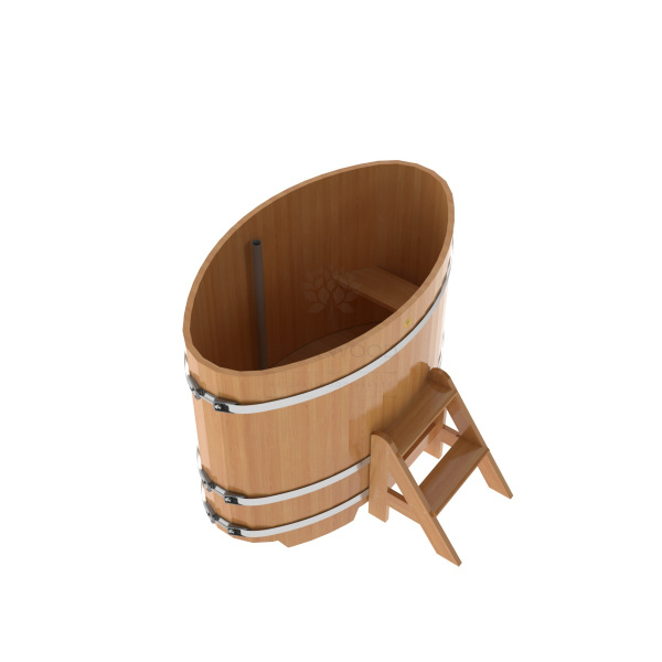 «Купель Bentwood из лиственницы овальная натуральная 0,8х1,42 h-1,11» – 2