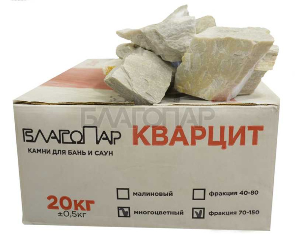 «Камень Кварцит МНОГОЦВЕТНЫЙ Колотый (70 x 150 мм), для д/печей1» – 4