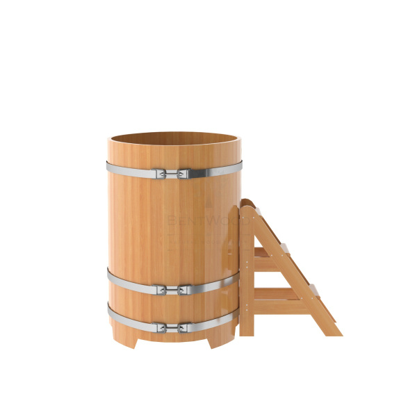 «Купель Bentwood из лиственницы овальная натуральная 0,8х1,42 h-1,21» – 5