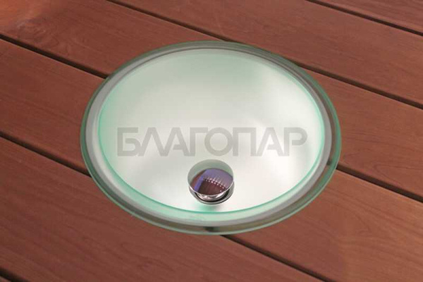 «Шайка Cariitti с клапаном и со светодиодной подсветкой Led1» – 2