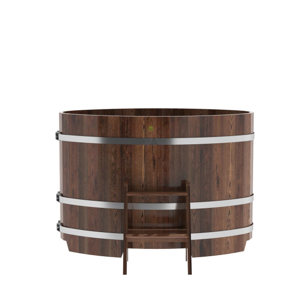 «Купель Bentwood из лиственницы овальная мореная 0,8х1,42 h-1,01» – 2