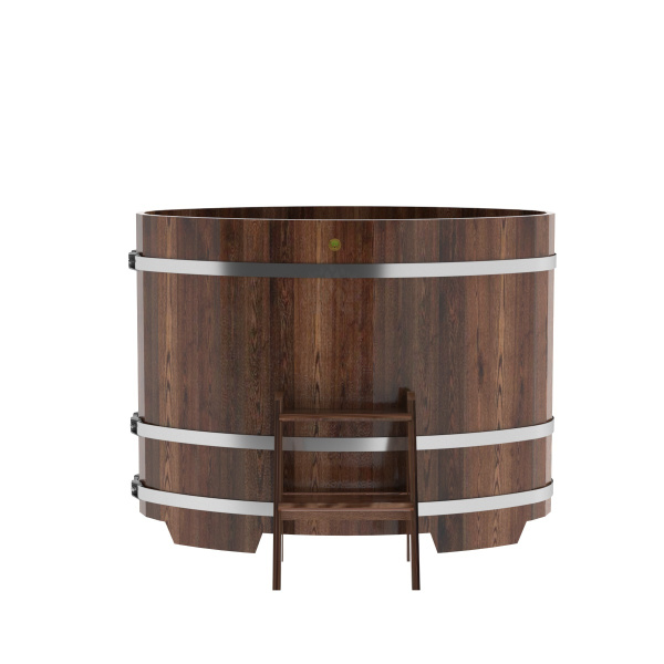 «Купель Bentwood из лиственницы овальная мореная 0,8х1,42 h-1,11» – 2