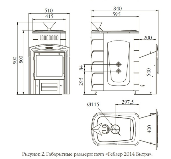 «ТМФ Гейзер 2014 Inox Витра ЗК Антрацит1» – 4