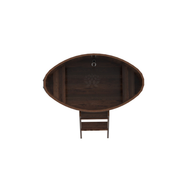 «Купель Bentwood из лиственницы овальная мореная 0,8х1,42 h-1,01» – 5