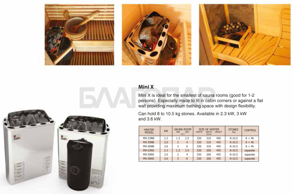 «Sawo Mini X MX-36NB-Z1» – 4