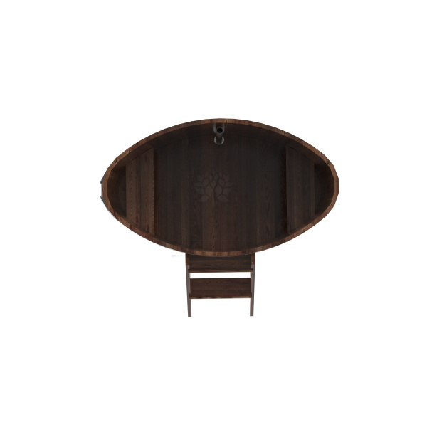 «Купель Bentwood из лиственницы овальная мореная 0,8х1,42 h-1,11» – 5