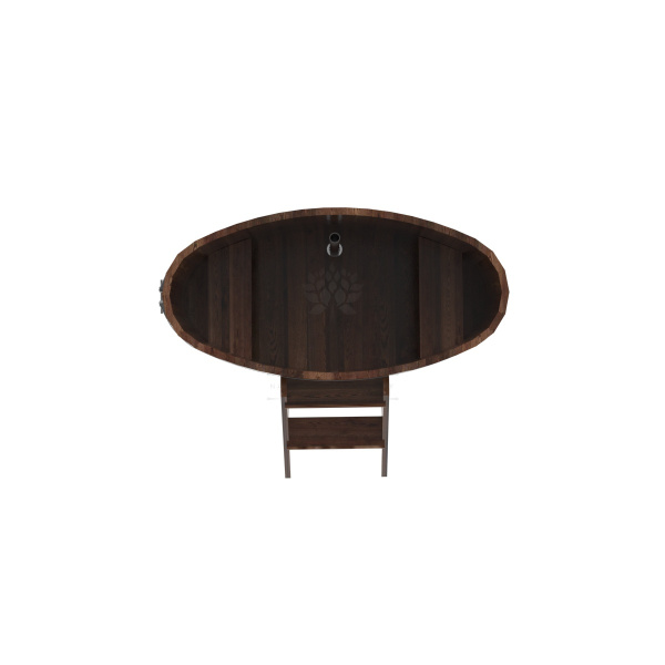 «Купель Bentwood из лиственницы овальная мореная 0,69х1,31 h-1,11» – 3