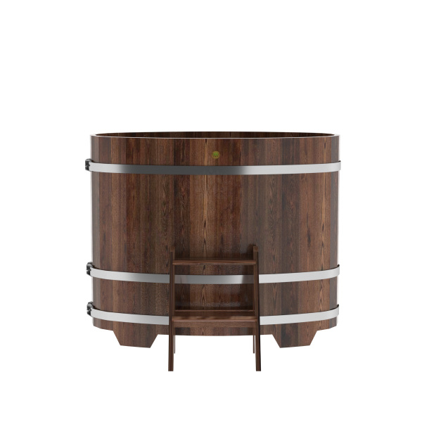 «Купель Bentwood из лиственницы овальная мореная 0,69х1,31 h-1,11» – 2
