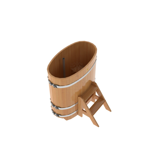 «Купель Bentwood из лиственницы овальная натуральная 0,59х1,06 h-1,11» – 2