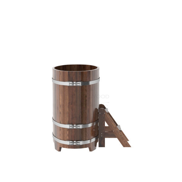 «Купель Bentwood из лиственницы овальная мореная 0,69х1,31 h-1,11» – 4