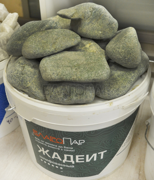 «Камень Жадеит Шлифованный (70 x 150 мм), для д/печей1» – 2
