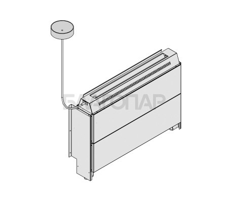 «Электрические печи для бани и сауны Harvia Hidden Heater HH9 - Техническая схема | БлагоПар» – 2
